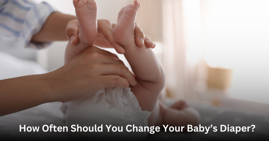 baby with diaper and precautions for changing diaper