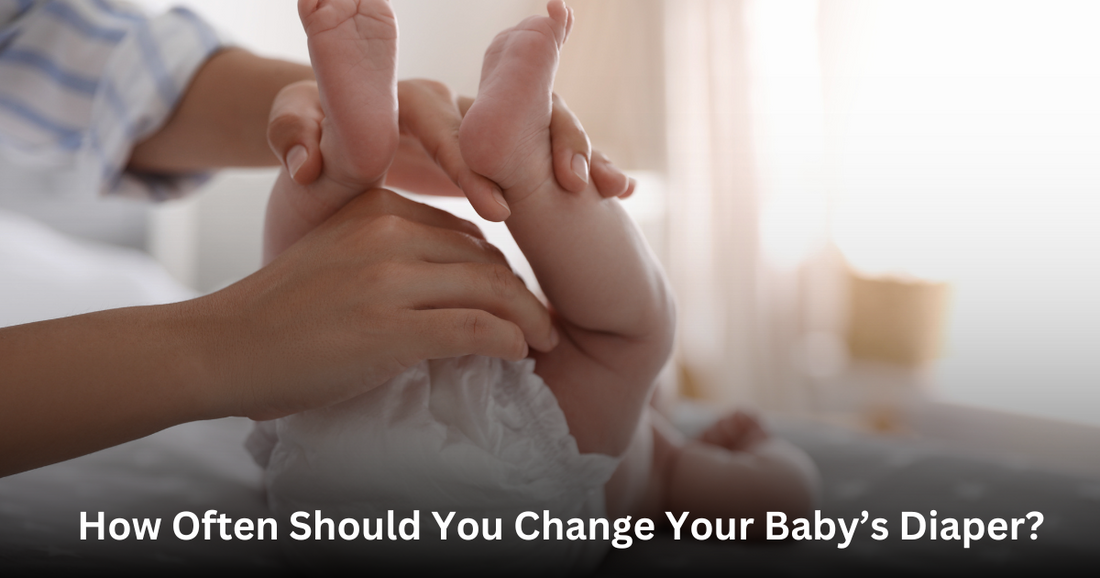 baby with diaper and precautions for changing diaper 